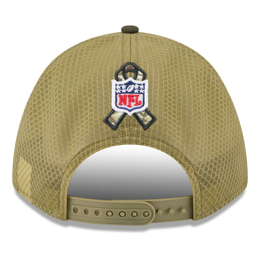 Detroit Lions New Era Youth 2025 Salute to Service 9FORTY A-Frame Adjustable Hat - Green/Dark Green online