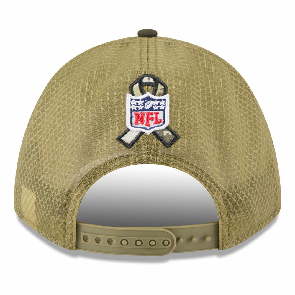 Green Bay Packers New Era Youth 2025 Salute to Service 9FORTY A-Frame Adjustable Hat - Green/Dark Green cheap