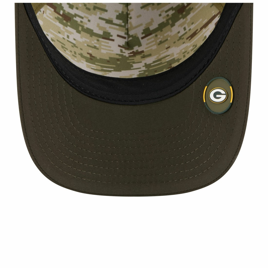 Green Bay Packers New Era Youth 2025 Salute to Service 9FORTY A-Frame Adjustable Hat - Green/Dark Green cheap