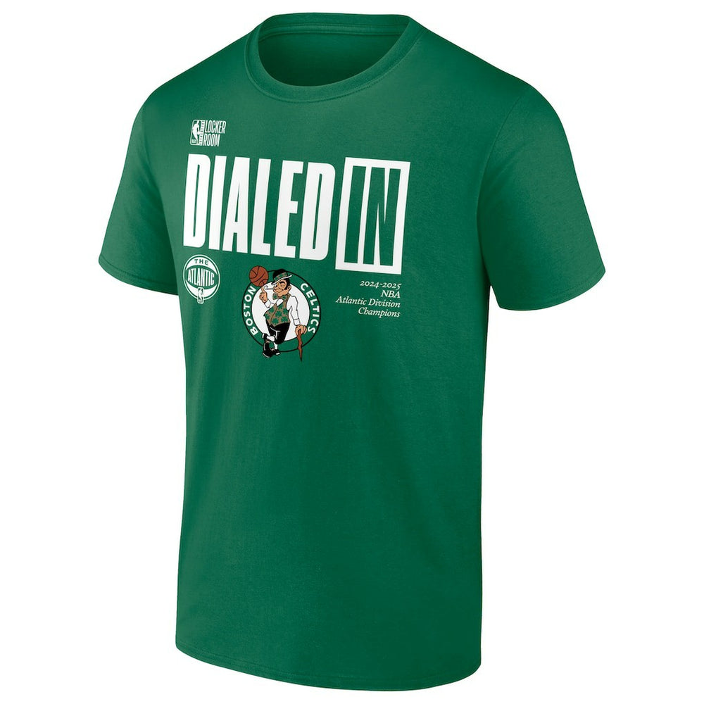 Boston Celtics 2025 Atlantic Division Champions Locker Room T-Shirt - Kelly Green | Fanatics online