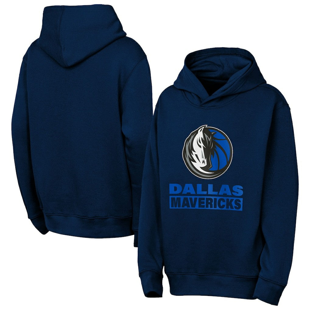Dallas Mavericks Outerstuff Youth Back To The Basics Hoodie sale - Navy shop