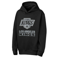 Los Angeles Kings Outerstuff Youth Back to Basics Hoodie Black