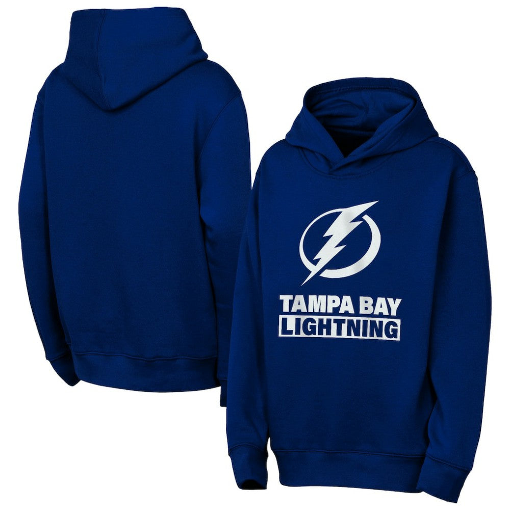 Tampa Bay Lightning Outerstuff Youth Back to Basics Hoodie Blue