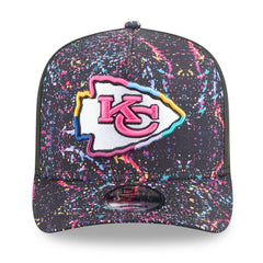 Kansas City Chiefs New Era 2025 NFL Crucial Catch A-Frame 9FIFTY Snapback Hat - Black for sale