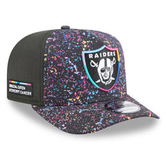 Las Vegas Raiders New Era 2025 NFL Crucial Catch A-Frame 9FIFTY Snapback Hat - Black sale