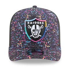 Las Vegas Raiders New Era 2025 NFL Crucial Catch A-Frame 9FIFTY Snapback Hat - Black sale