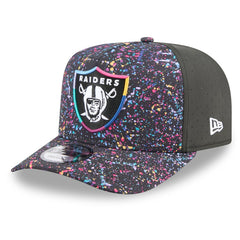 Las Vegas Raiders New Era 2025 NFL Crucial Catch A-Frame 9FIFTY Snapback Hat - Black sale