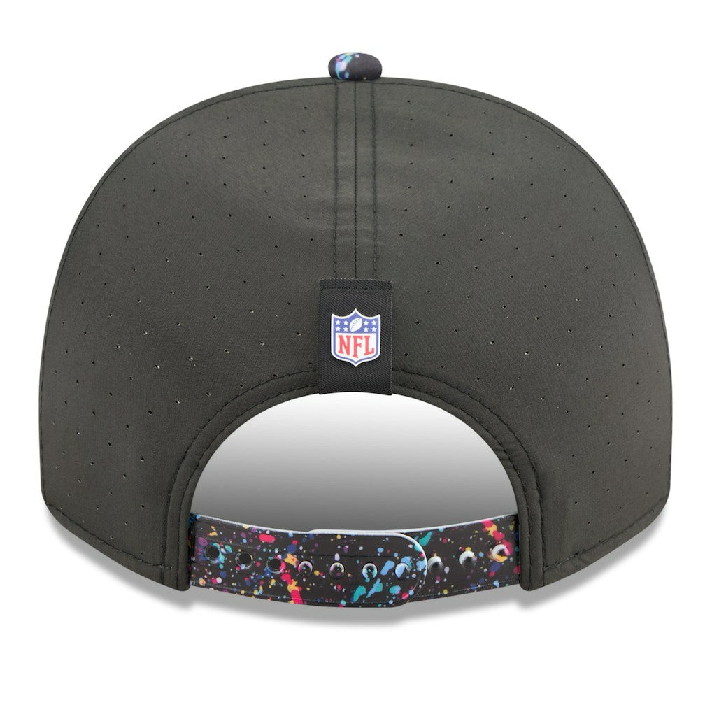 Miami Dolphins New Era 2025 NFL Crucial Catch A-Frame 9FIFTY Snapback Hat - Black cheap