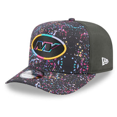 New York Jets New Era 2025 NFL Crucial Catch A-Frame 9FIFTY Snapback Hat - Black sale