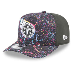 Tennessee Titans New Era 2025 NFL Crucial Catch A-Frame 9FIFTY Snapback Hat - Black sale