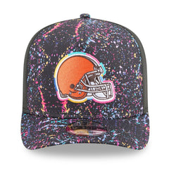 Cleveland Browns New Era 2025 NFL Crucial Catch A-Frame 9FIFTY Snapback Hat - Black discount