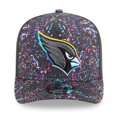 Arizona Cardinals New Era 2025 NFL Crucial Catch A-Frame 9FIFTY Snapback Hat - Black cheap