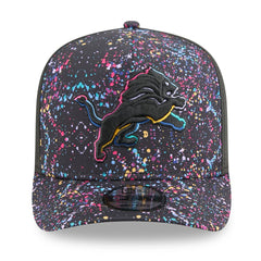 Detroit Lions New Era 2025 NFL Crucial Catch A-Frame 9FIFTY Snapback Hat - Black online