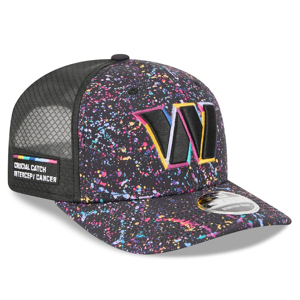 Washington Commanders New Era 2025 NFL Crucial Catch 9SEVENTY Adjustable Hat - Black discount