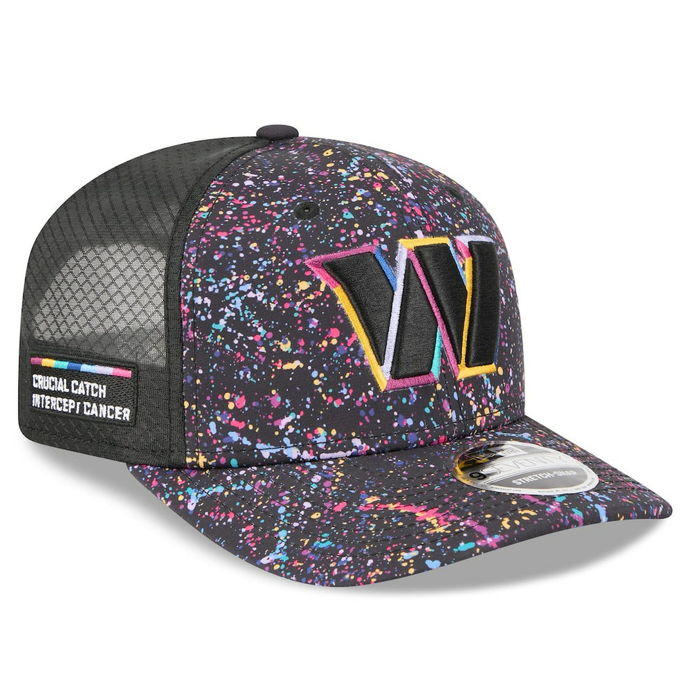Washington Commanders New Era 2025 NFL Crucial Catch 9SEVENTY Adjustable Hat - Black discount