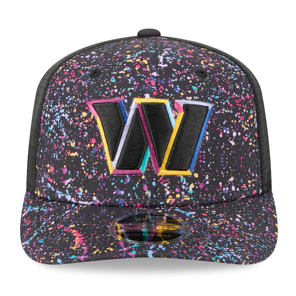 Washington Commanders New Era 2025 NFL Crucial Catch 9SEVENTY Adjustable Hat - Black discount