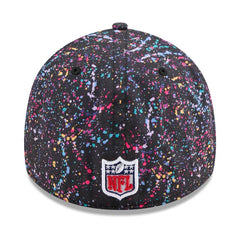 Washington Commanders New Era 2025 NFL Crucial Catch 39THIRTY Flex Hat - Black on sale