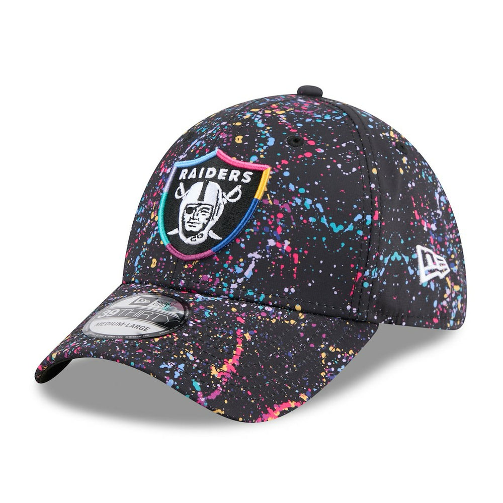 Las Vegas Raiders New Era 2025 NFL Crucial Catch 39THIRTY Flex Hat - Black on sale