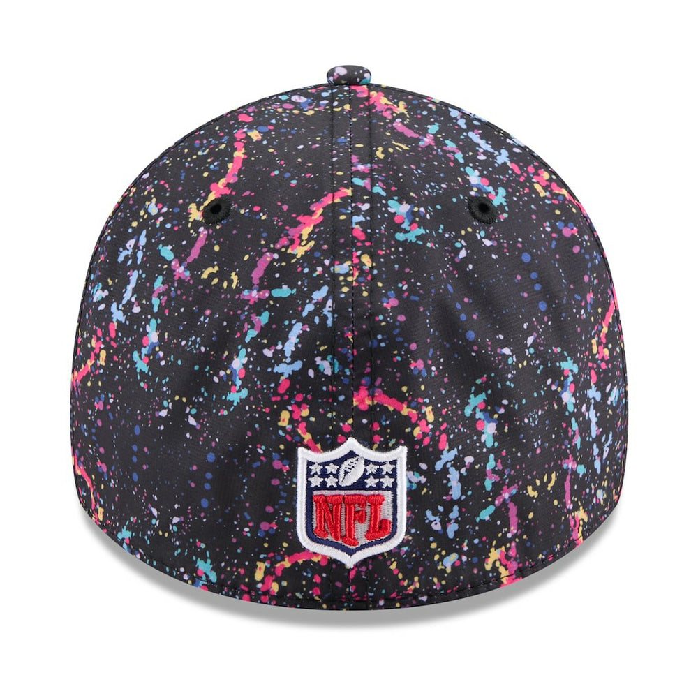 Miami Dolphins New Era 2025 NFL Crucial Catch 39THIRTY Flex Hat - Black cheap