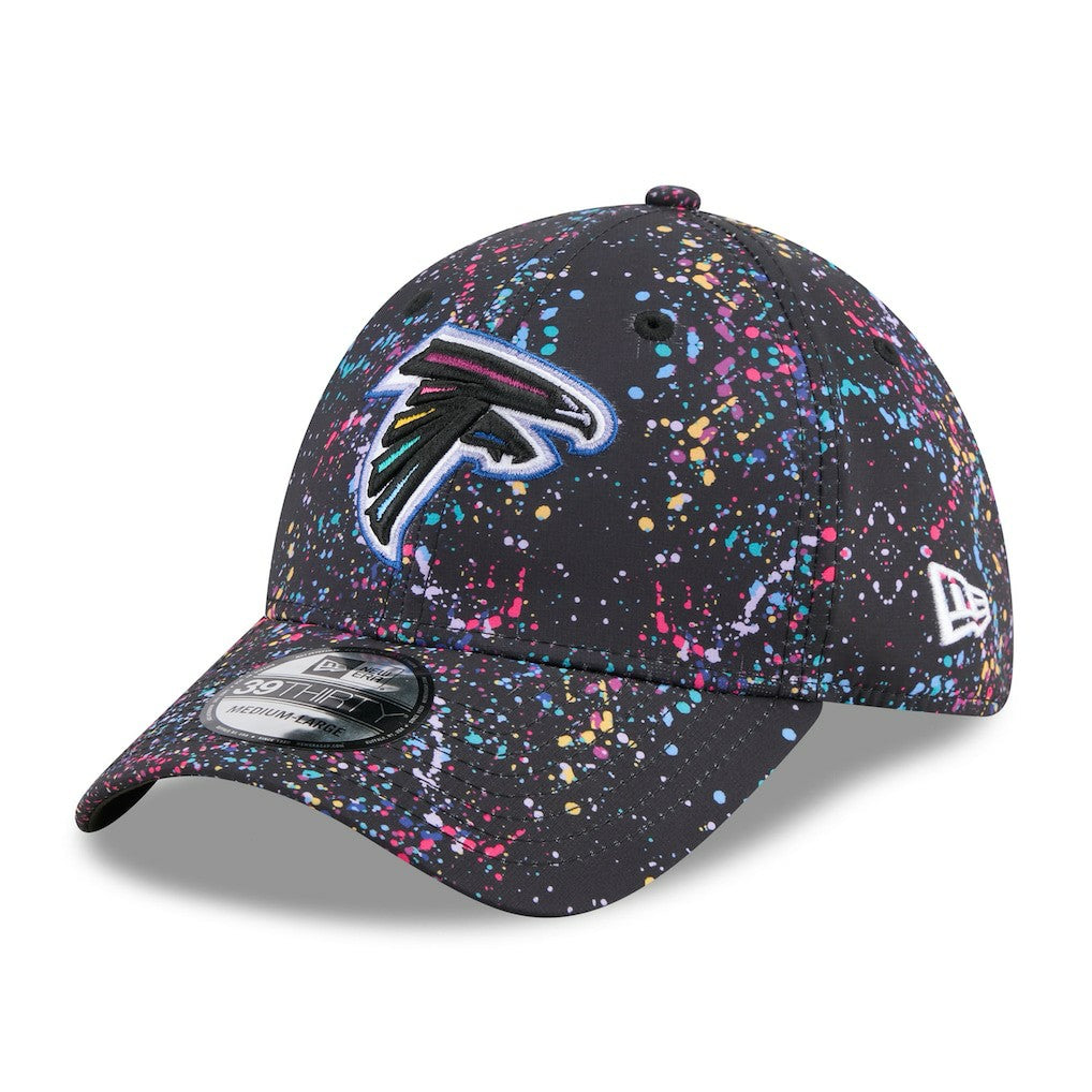 Atlanta Falcons New Era 2025 NFL Crucial Catch 39THIRTY Flex Hat - Black cheap