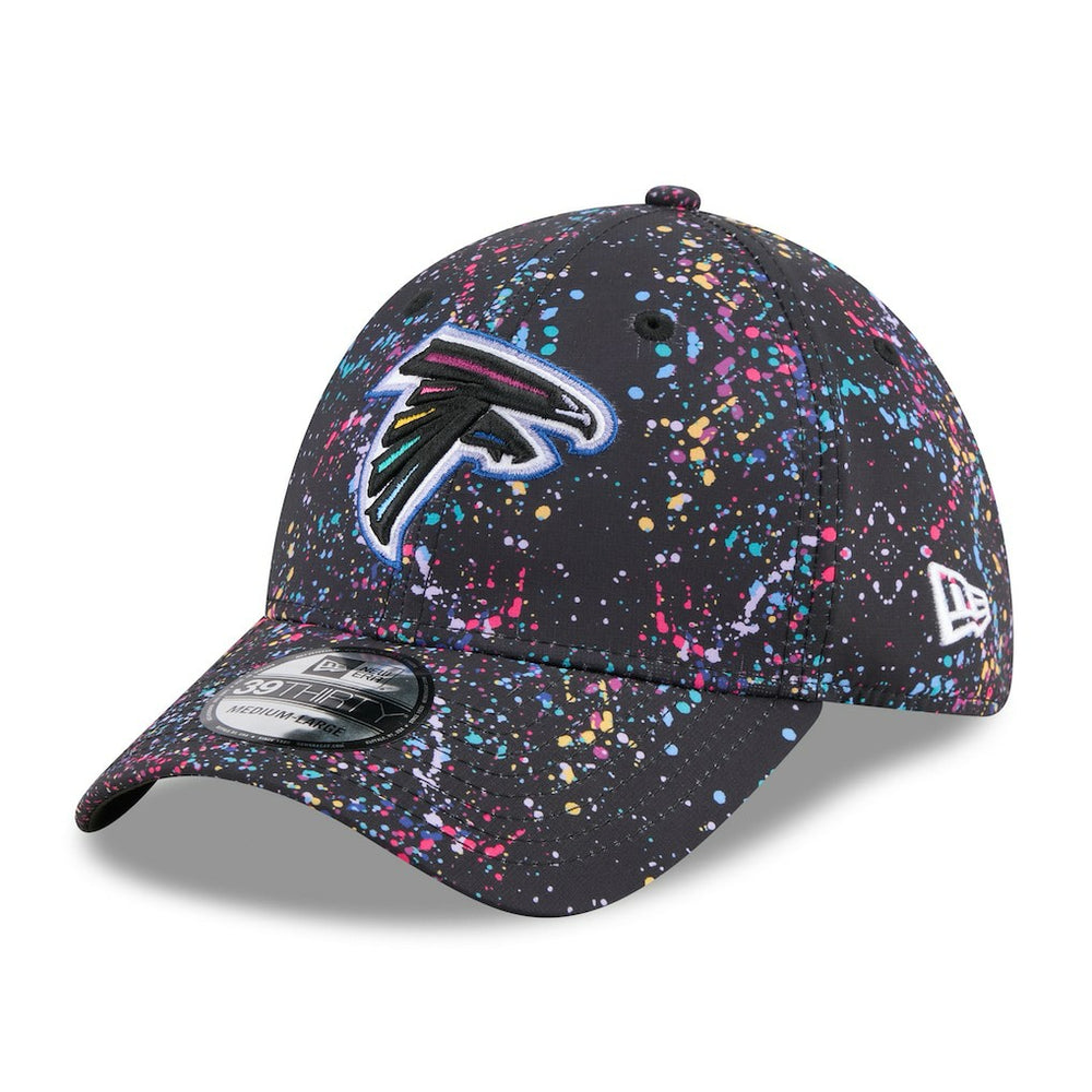 Atlanta Falcons New Era 2025 NFL Crucial Catch 39THIRTY Flex Hat - Black cheap