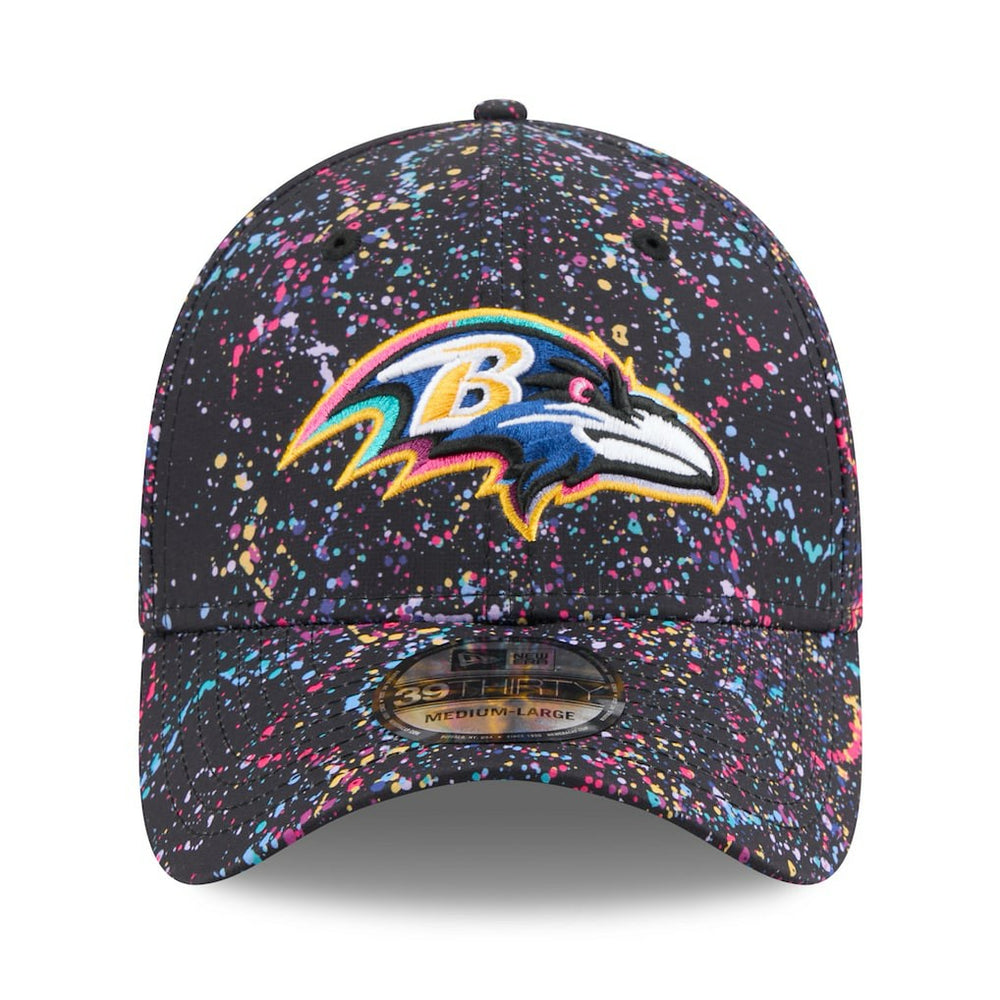 Baltimore Ravens New Era 2025 NFL Crucial Catch 39THIRTY Flex Hat - Black sale
