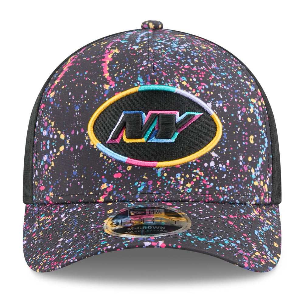New York Jets New Era 2025 NFL Crucial Catch 9FORTY Adjustable Hat - Black sale