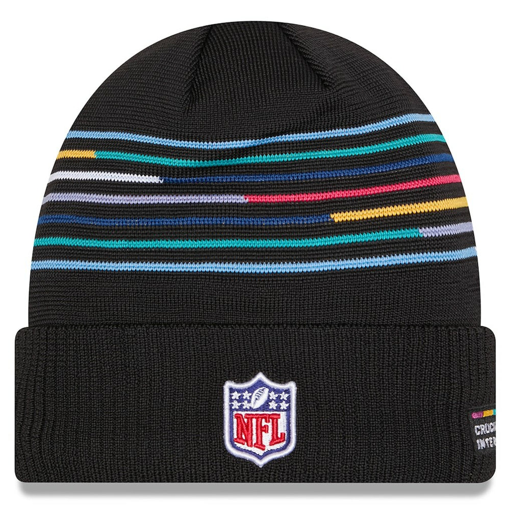 Atlanta Falcons New Era 2025 NFL Crucial Catch Cuffed Knit Hat - Black outlet