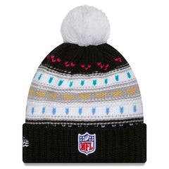 Cincinnati Bengals New Era Women's 2025 NFL Crucial Catch Cuffed Knit Hat with Pom - Black online