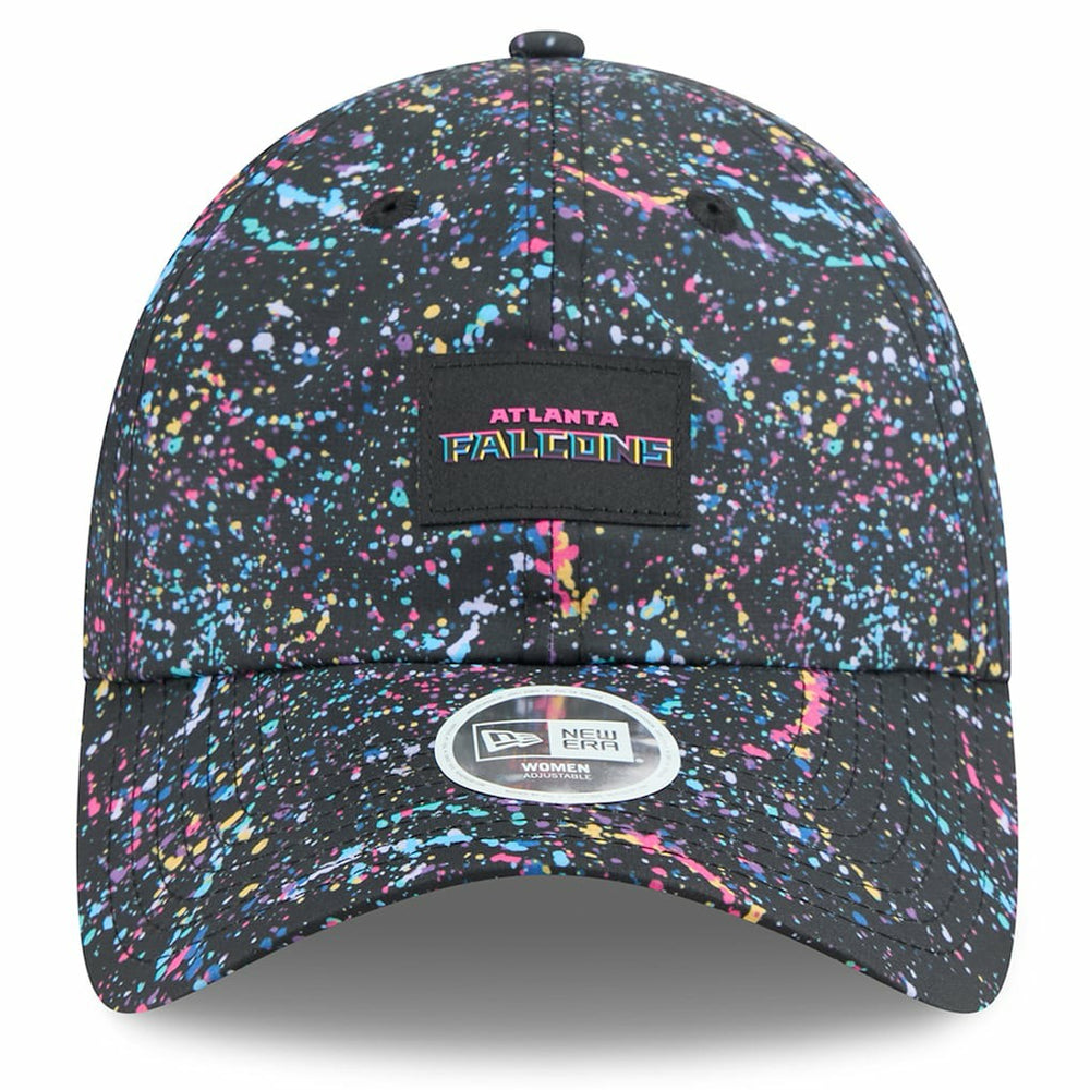 Atlanta Falcons New Era Women's 2025 NFL Crucial Catch Pony Tail Adjustable Hat - Black outlet