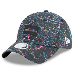 Atlanta Falcons New Era Women's 2025 NFL Crucial Catch Pony Tail Adjustable Hat - Black outlet