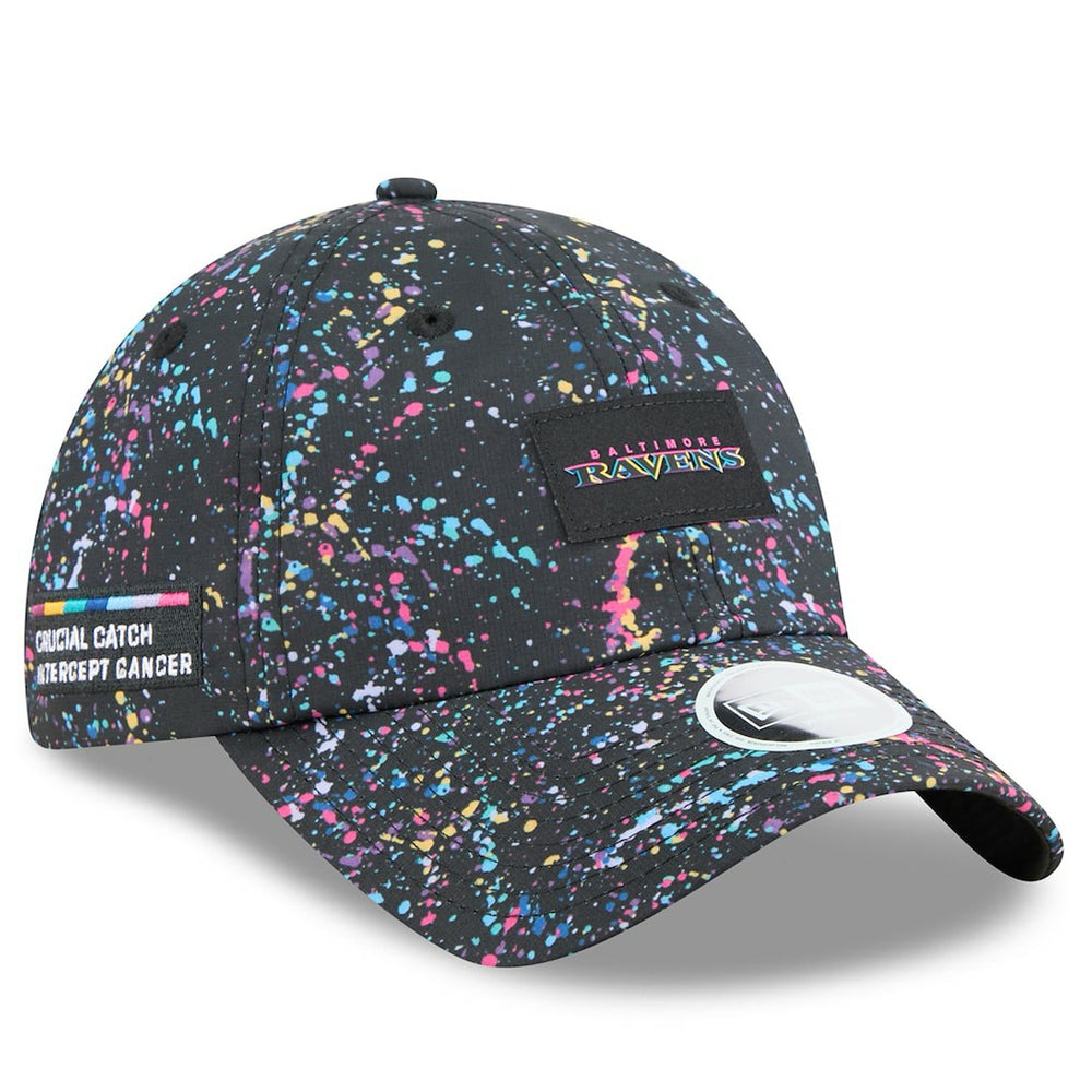 Baltimore Ravens New Era Women's 2025 NFL Crucial Catch Pony Tail Adjustable Hat - Black outlet