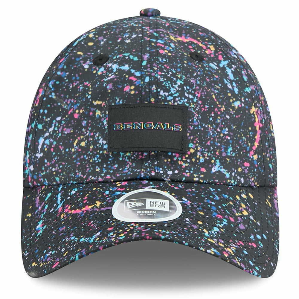 Cincinnati Bengals New Era Women's 2025 NFL Crucial Catch Pony Tail Adjustable Hat - Black cheap
