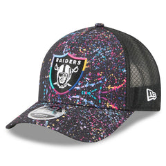 Las Vegas Raiders New Era Youth 2025 NFL Crucial Catch 9FORTY Adjustable Hat - Black on sale
