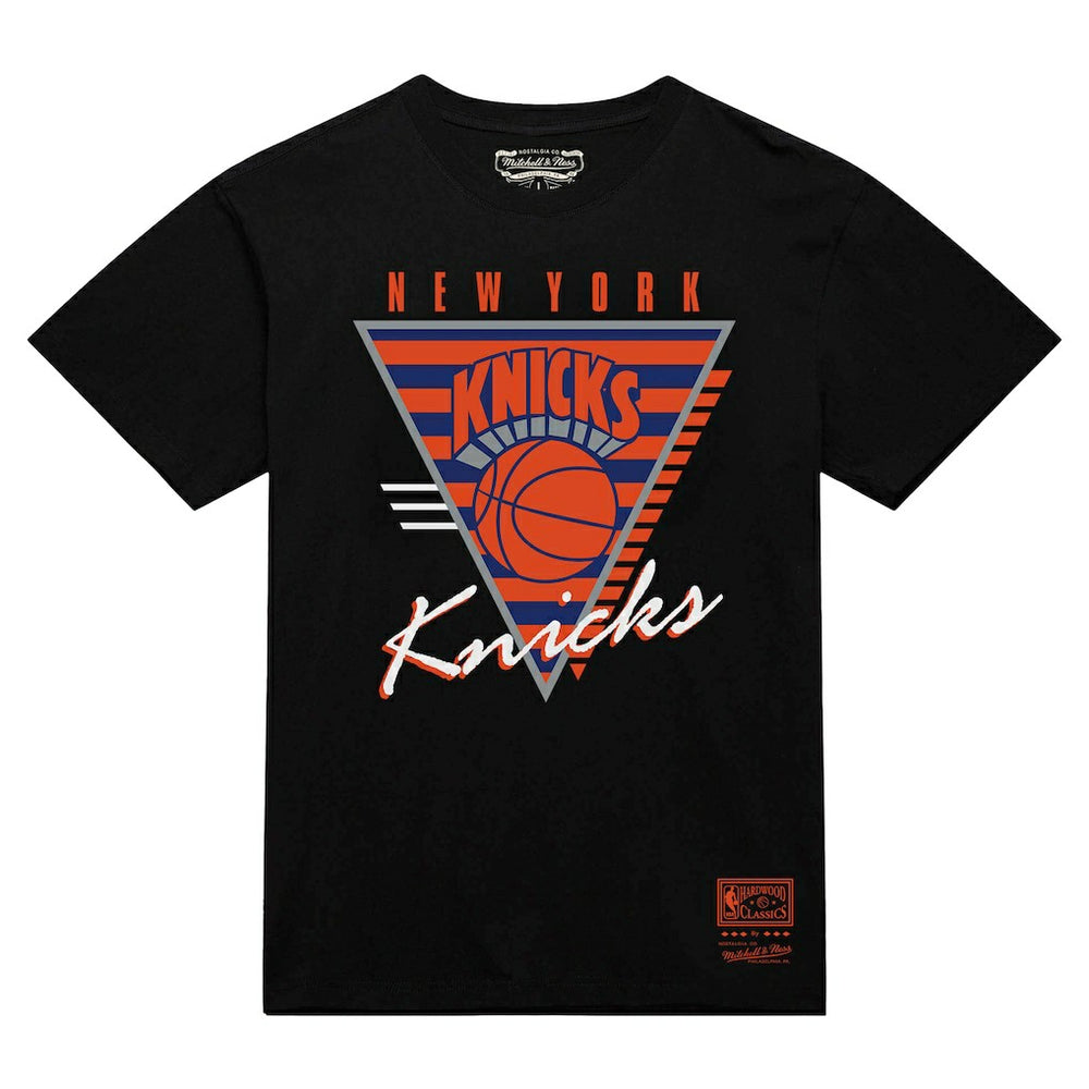 New York Knicks Worldwide Collection Tri-Logo T-Shirt - Black | Mitchell & Ness sale