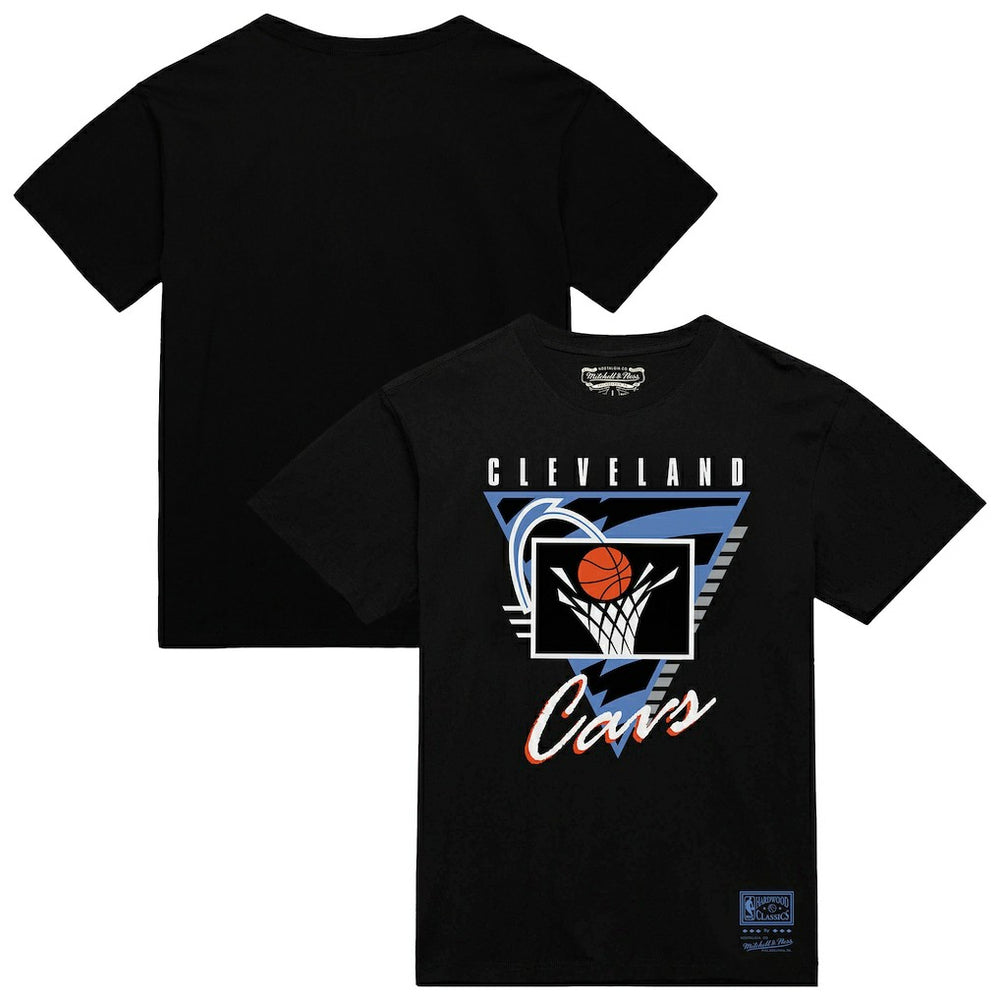 Cleveland Cavaliers Worldwide Collection Tri-Logo T-Shirt sale - Black | Mitchell & Ness for sale