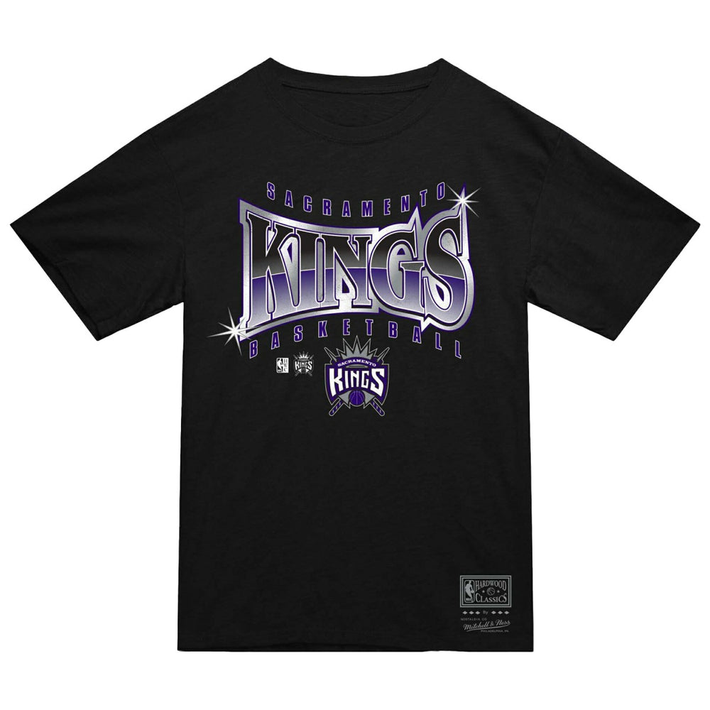 Sacramento Kings Worldwide Collection Glow Up T-Shirt - Black | Mitchell & Ness discount