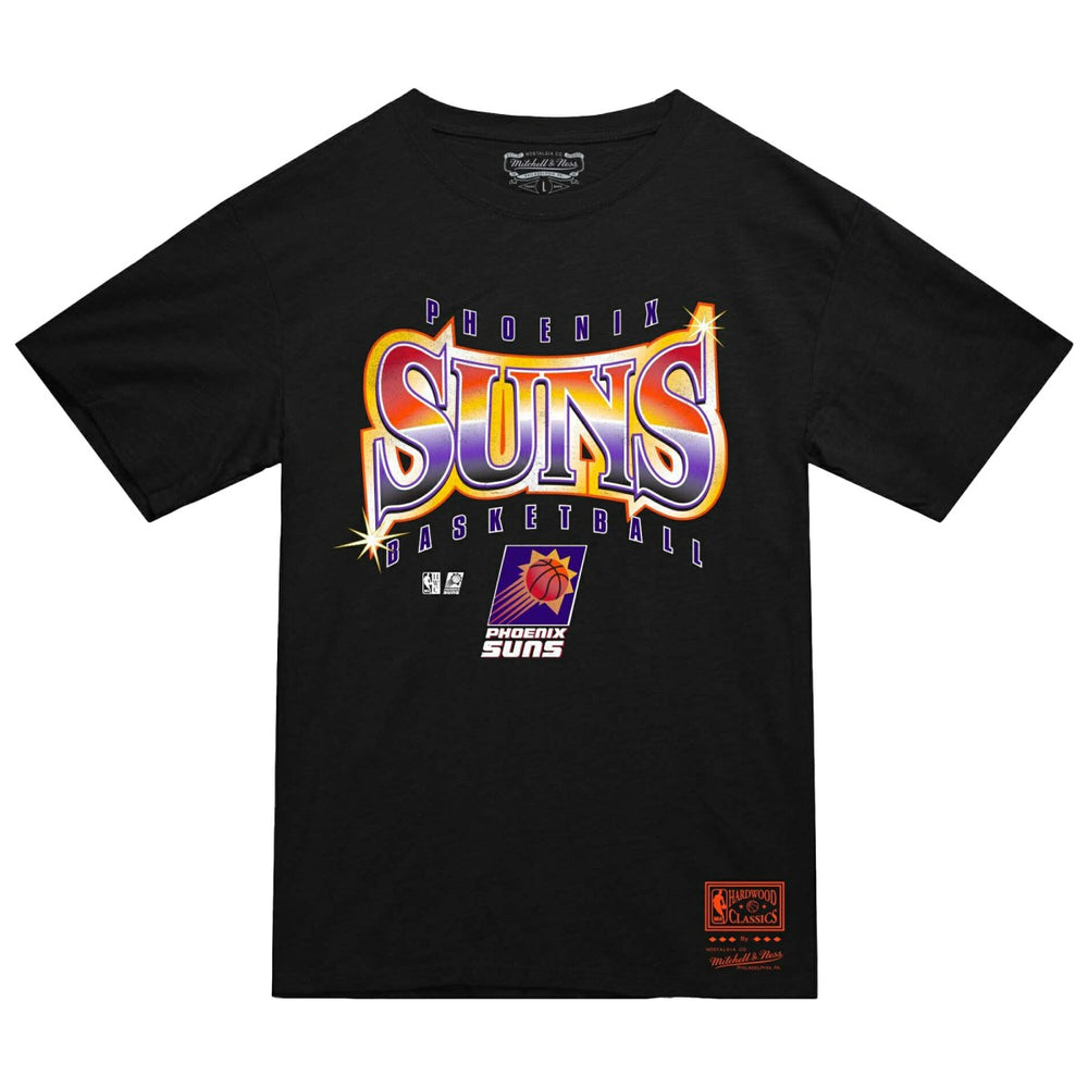 Phoenix Suns Worldwide Collection Glow Up T-Shirt - Black | Mitchell & Ness sale