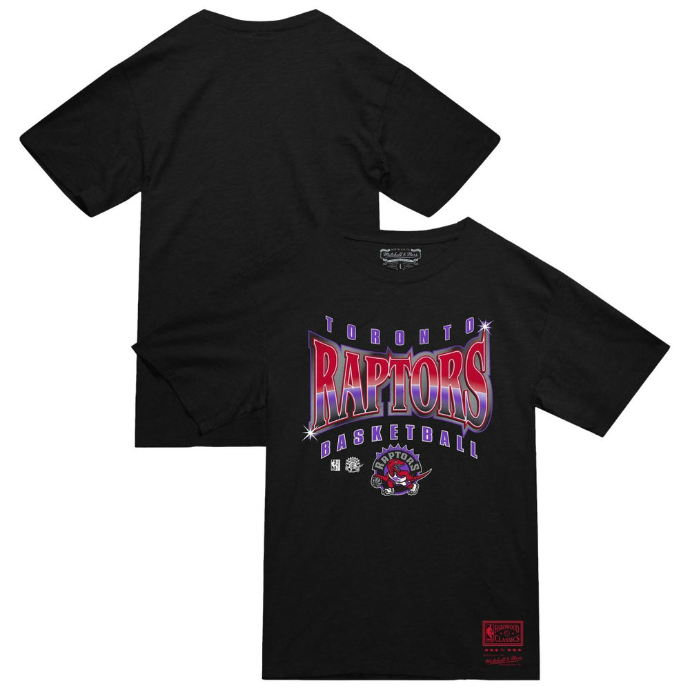 Toronto Raptors Worldwide Collection Glow Up T-Shirt - Black | Mitchell & Ness online
