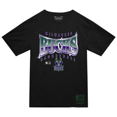 Milwaukee Bucks Worldwide Collection Glow Up T-Shirt - Black | Mitchell & Ness on sale