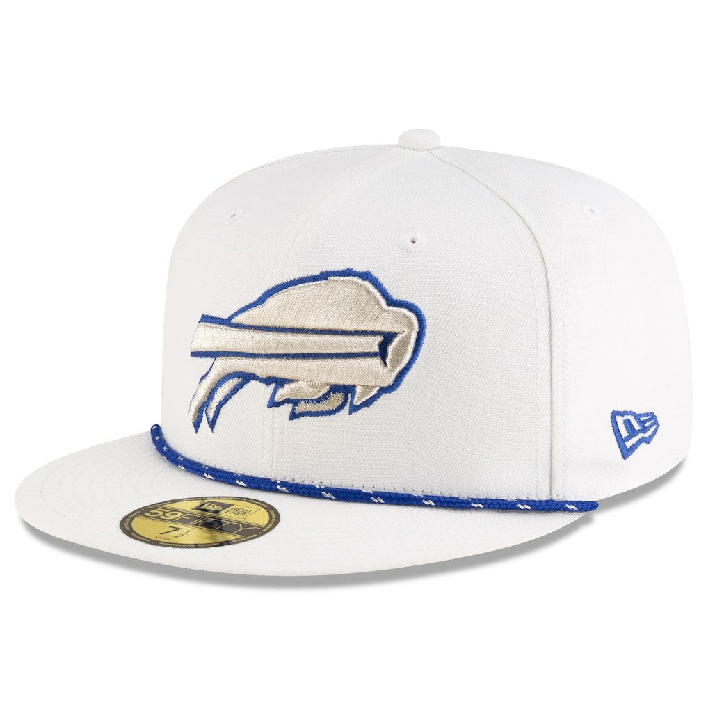 Buffalo Bills New Era 2025 Rivalries Collection Sideline Rope 59FIFTY Fitted Hat - White outlet