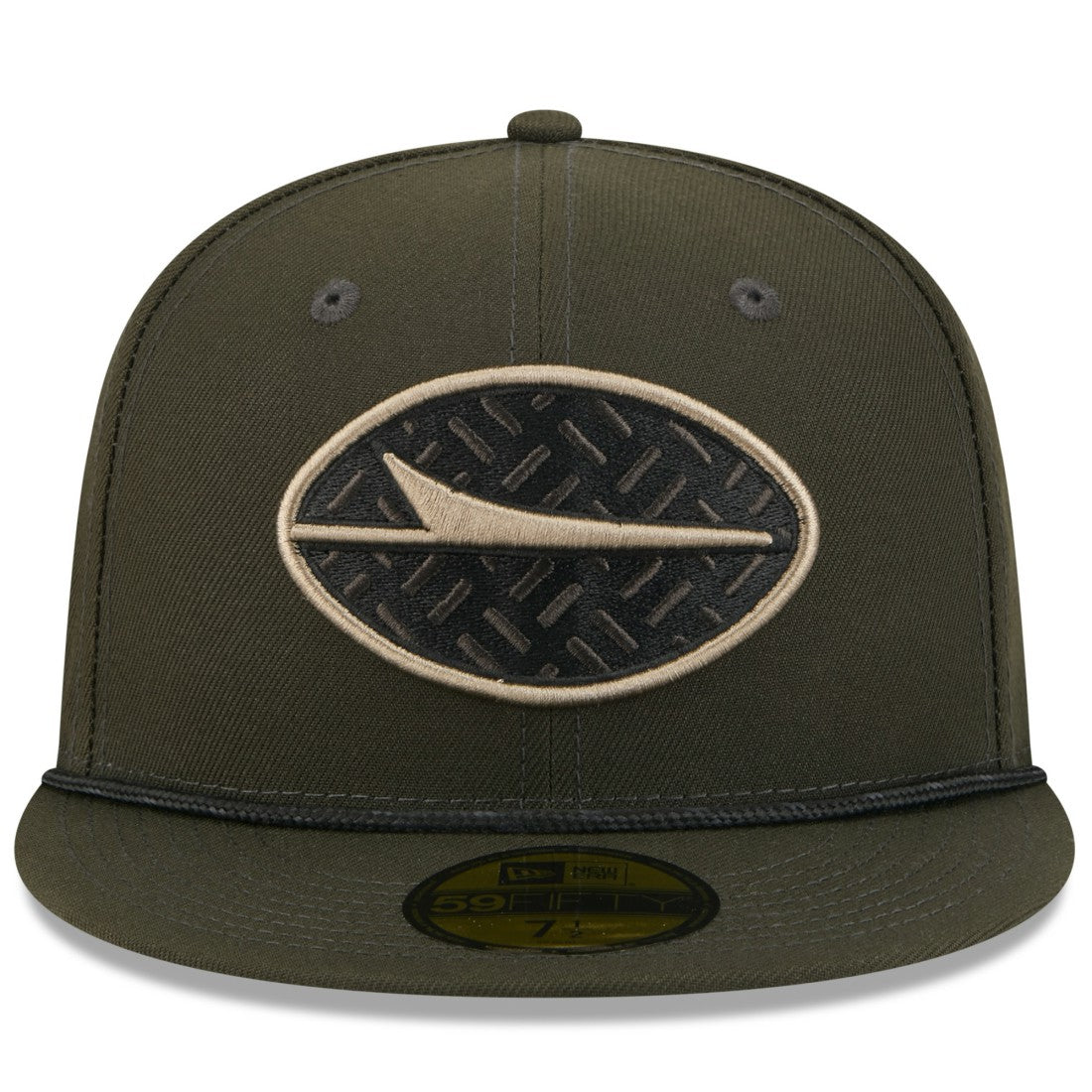 New York Jets New Era 2025 Rivalries Collection Sideline Rope 59FIFTY Fitted Hat - Gotham Green online