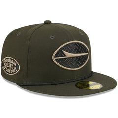 New York Jets New Era 2025 Rivalries Collection Sideline Rope 59FIFTY Fitted Hat - Gotham Green online