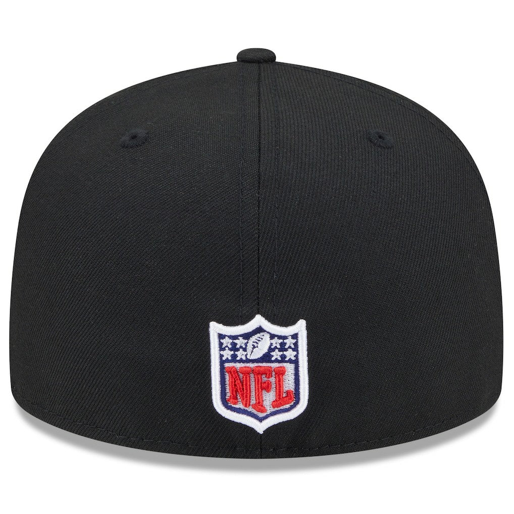 San Francisco 49ers New Era 2025 Rivalries Collection Sideline Rope 59FIFTY Fitted Hat - Black cheap