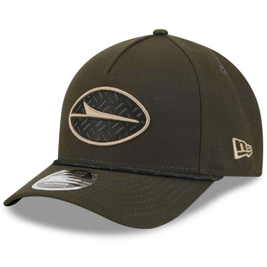 New York Jets New Era 2025 Rivalries Collection Sideline A-Frame 9FORTY Adjustable Hat - Gotham Green sale