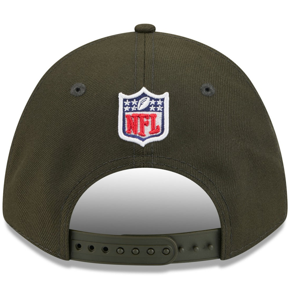 New York Jets New Era 2025 Rivalries Collection Sideline A-Frame 9FORTY Adjustable Hat - Gotham Green sale