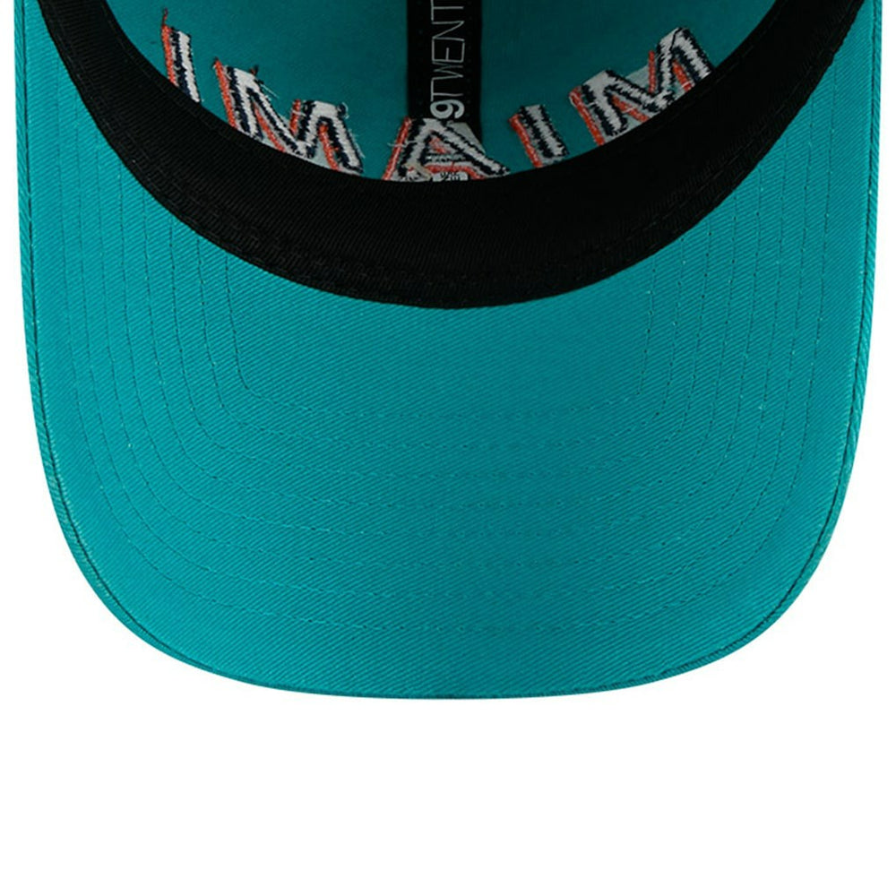 Miami Dolphins New Era 2025 Rivalries Collection Team 9TWENTY Adjustable Hat - Aqua on sale