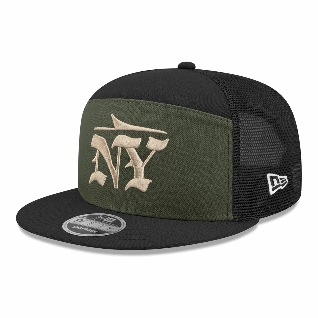 New York Jets New Era 2025 Rivalries Collection Team Split Panel 9FIFTY Snapback Hat - Gotham Green sale