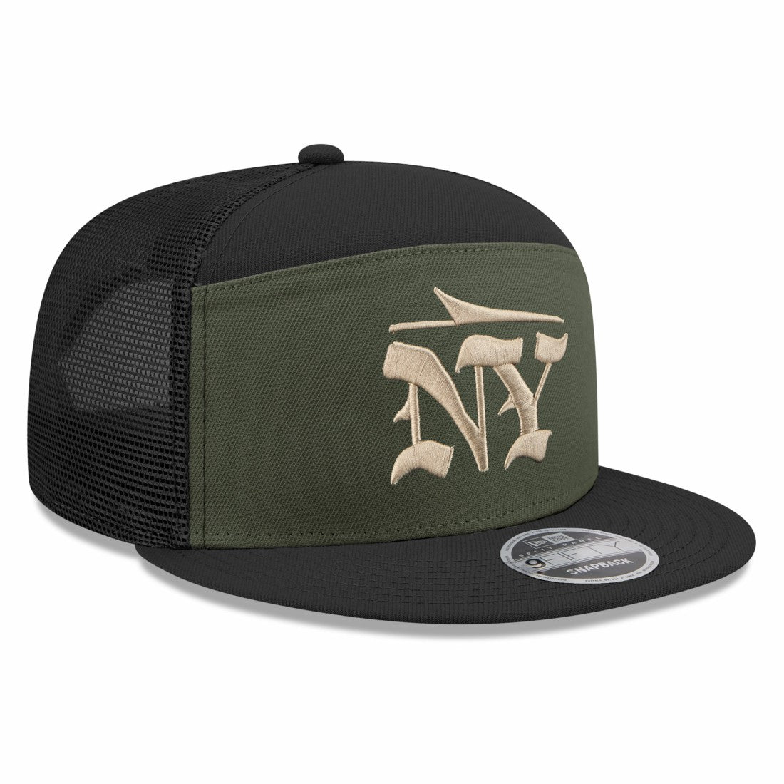 New York Jets New Era 2025 Rivalries Collection Team Split Panel 9FIFTY Snapback Hat - Gotham Green sale