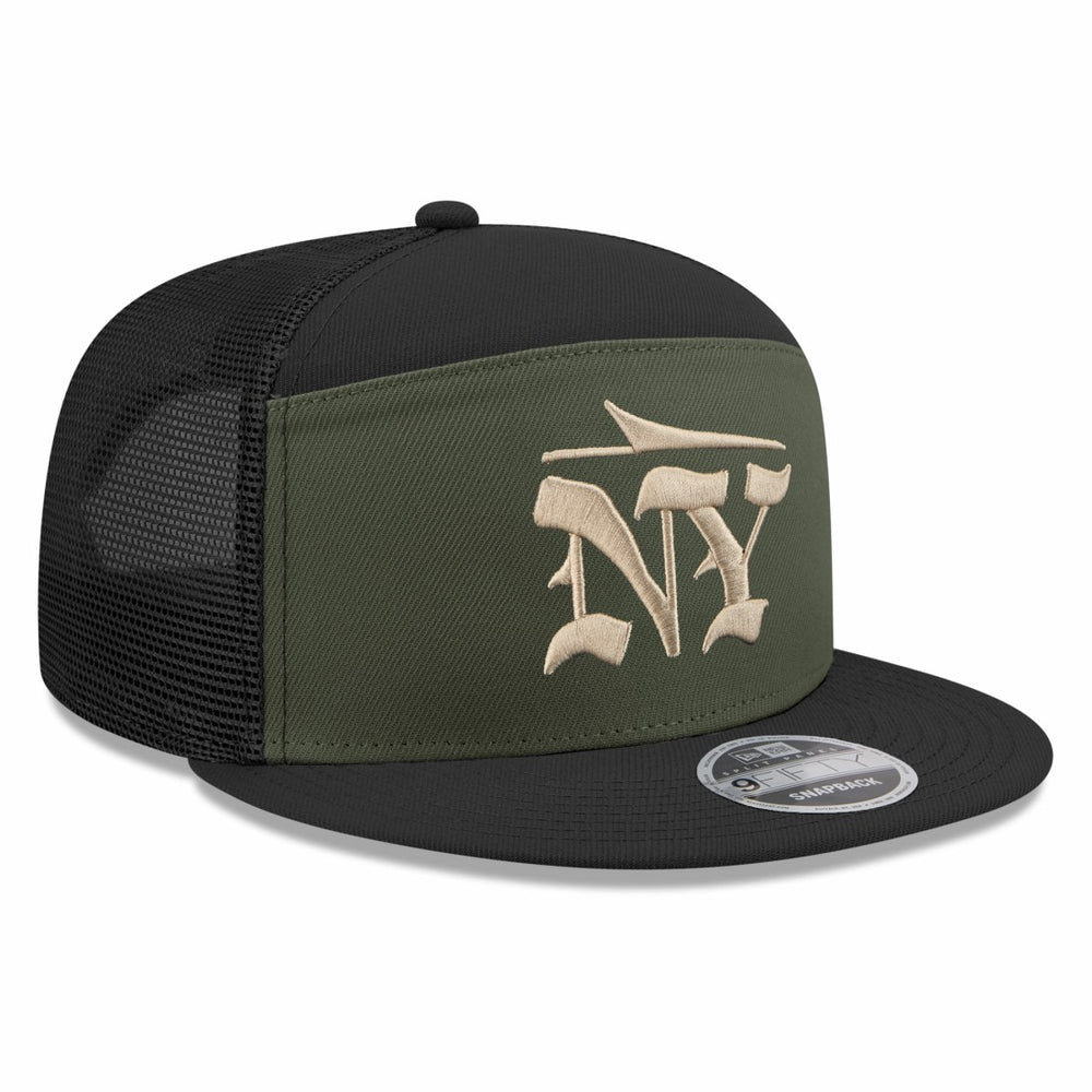 New York Jets New Era 2025 Rivalries Collection Team Split Panel 9FIFTY Snapback Hat - Gotham Green sale